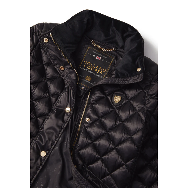 Holland Cooper Charlbury Quilted Jacket - Black-6